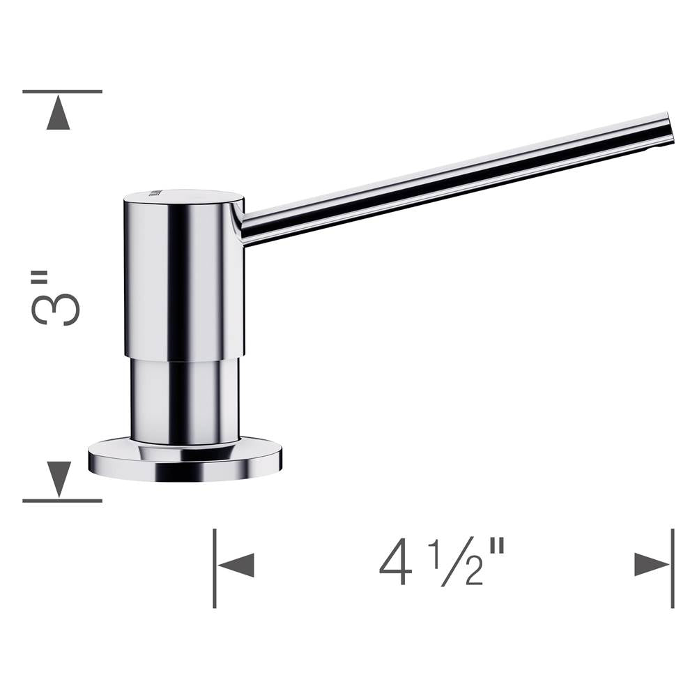 Torre Soap Dispenser - Chrome