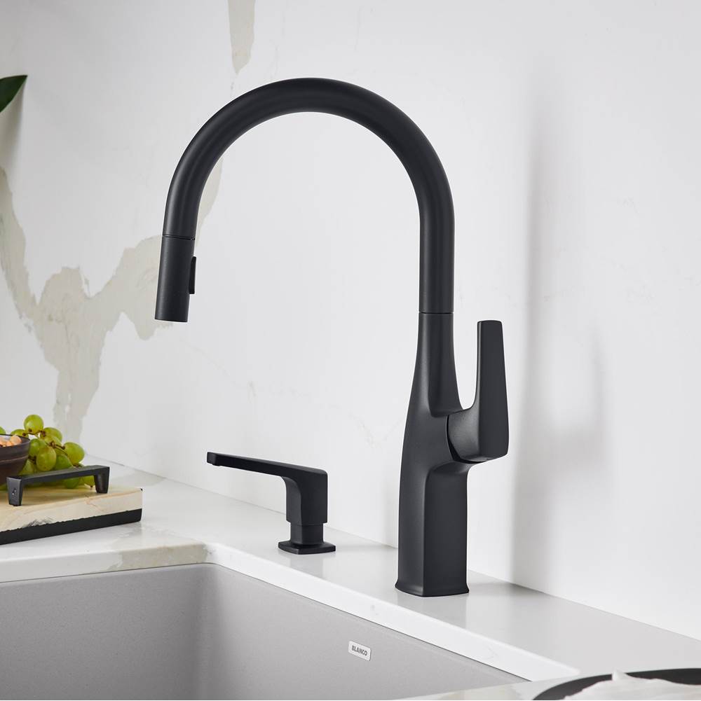 Rivana High-Arc Pull-Down Dual-Spray Kitchen Faucet - Chrome