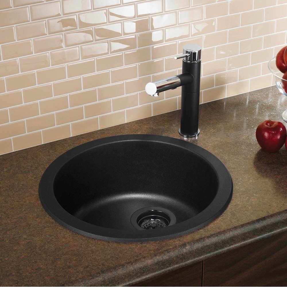 Rondo SILGRANIT 18'' Dual Mount Bar Sink - White