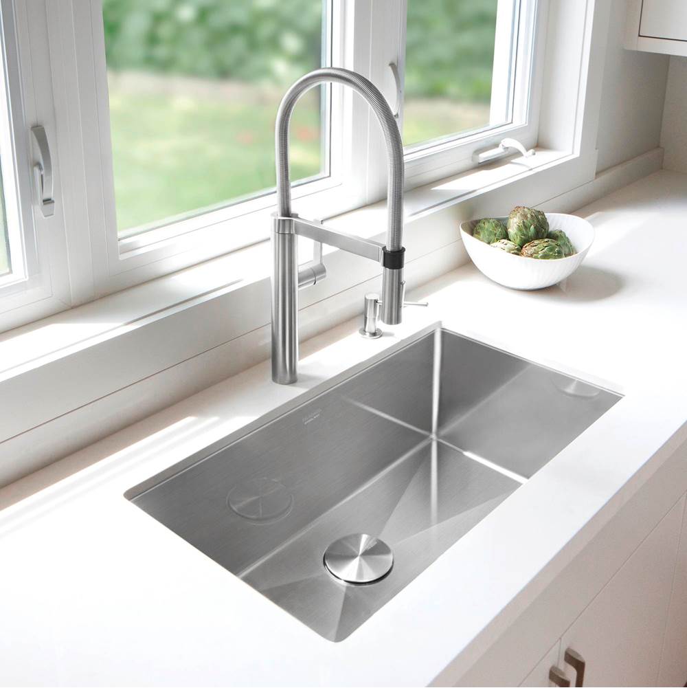 Precision R10 32'' Super Single Bowl Undermount Stainless Steel Kitchen Sink