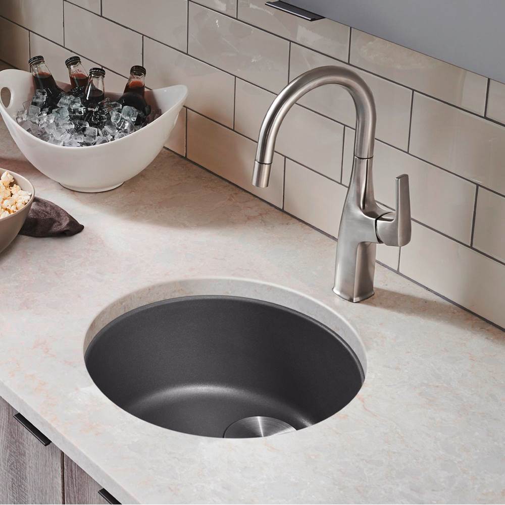 Rondo SILGRANIT 18'' Dual Mount Bar Sink - White