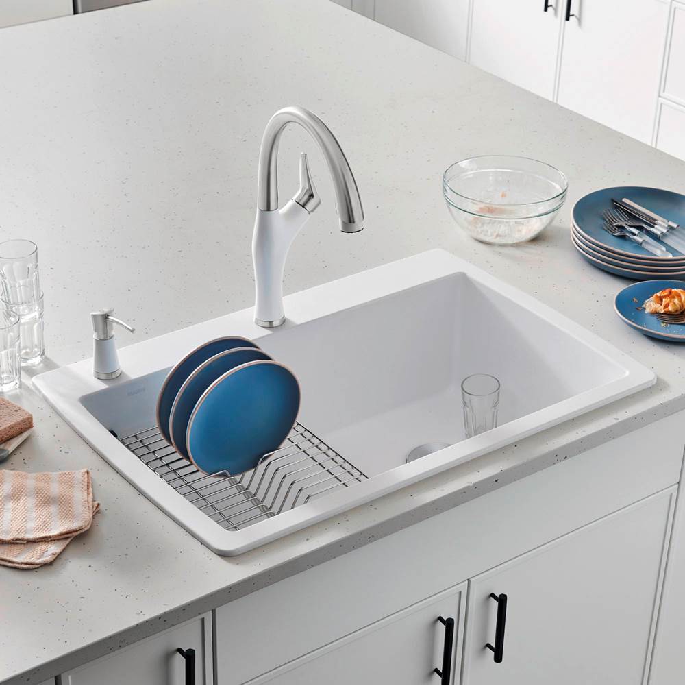 Diamond SILGRANIT 33.5'' Super Single Dual Mount Kitchen Sink - Cafe