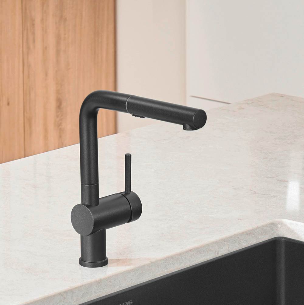 Linus Low Arc Pull-Out Dual-Spray Kitchen Faucet - Chrome