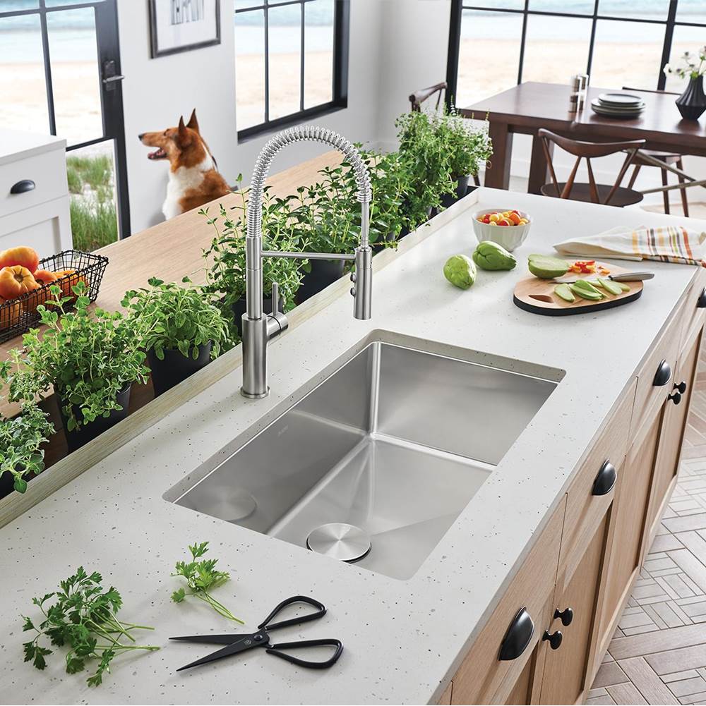 Cuvee R15 32'' Single Bowl Undermount Stainless Steel Kitchen Sink