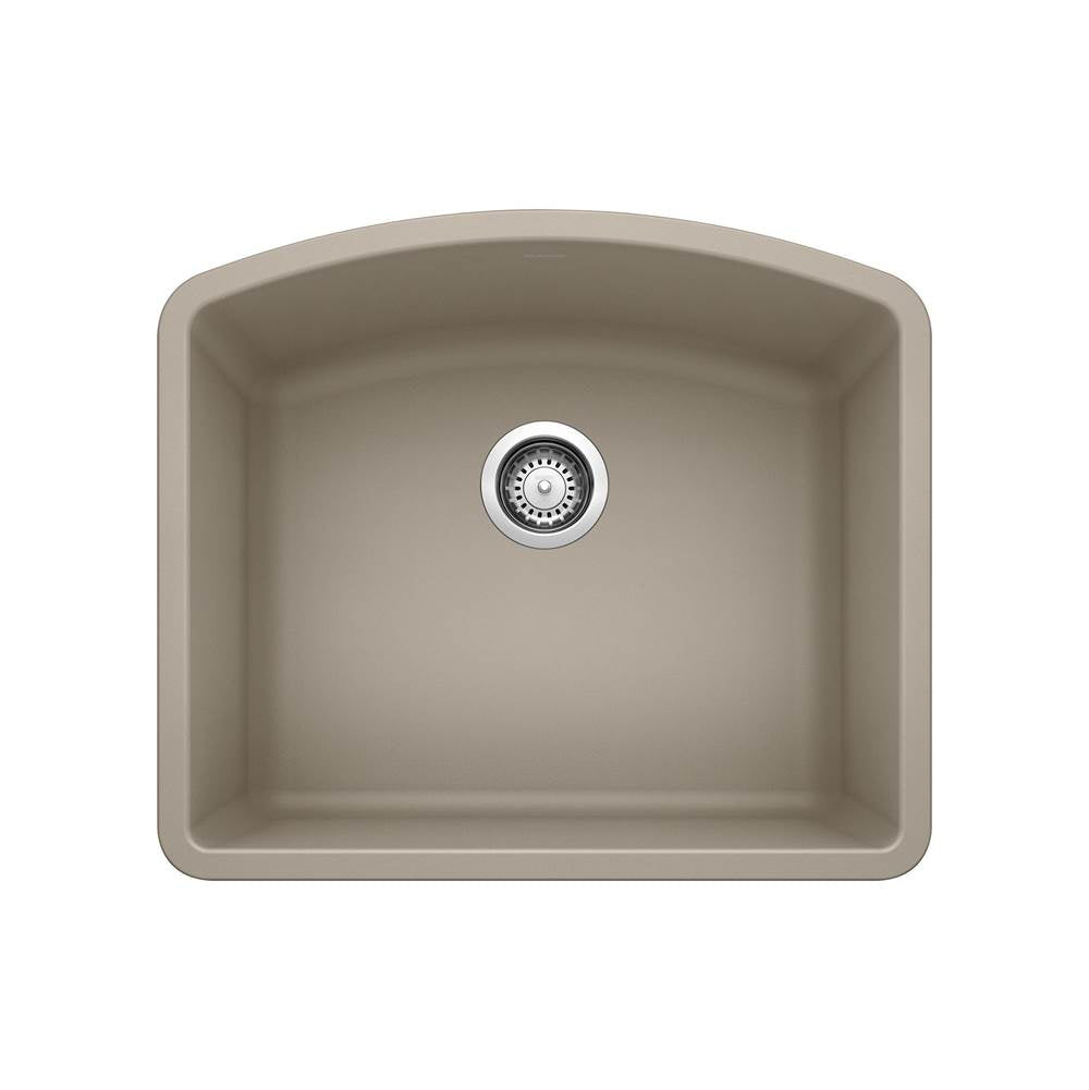Blanco - Diamond SILGRANIT 24'' Single Bowl Undermount Kitchen Sink - Truffle - Truffle