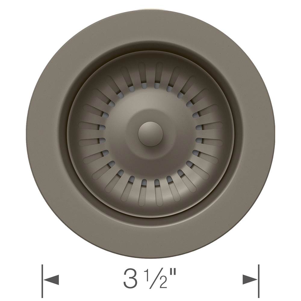 Color-Coordinated Metal Disposal Flange - Soft White