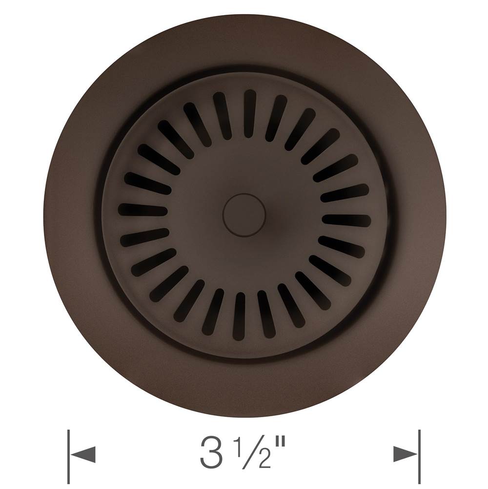Color-Coordinated Metal Disposal Flange - White