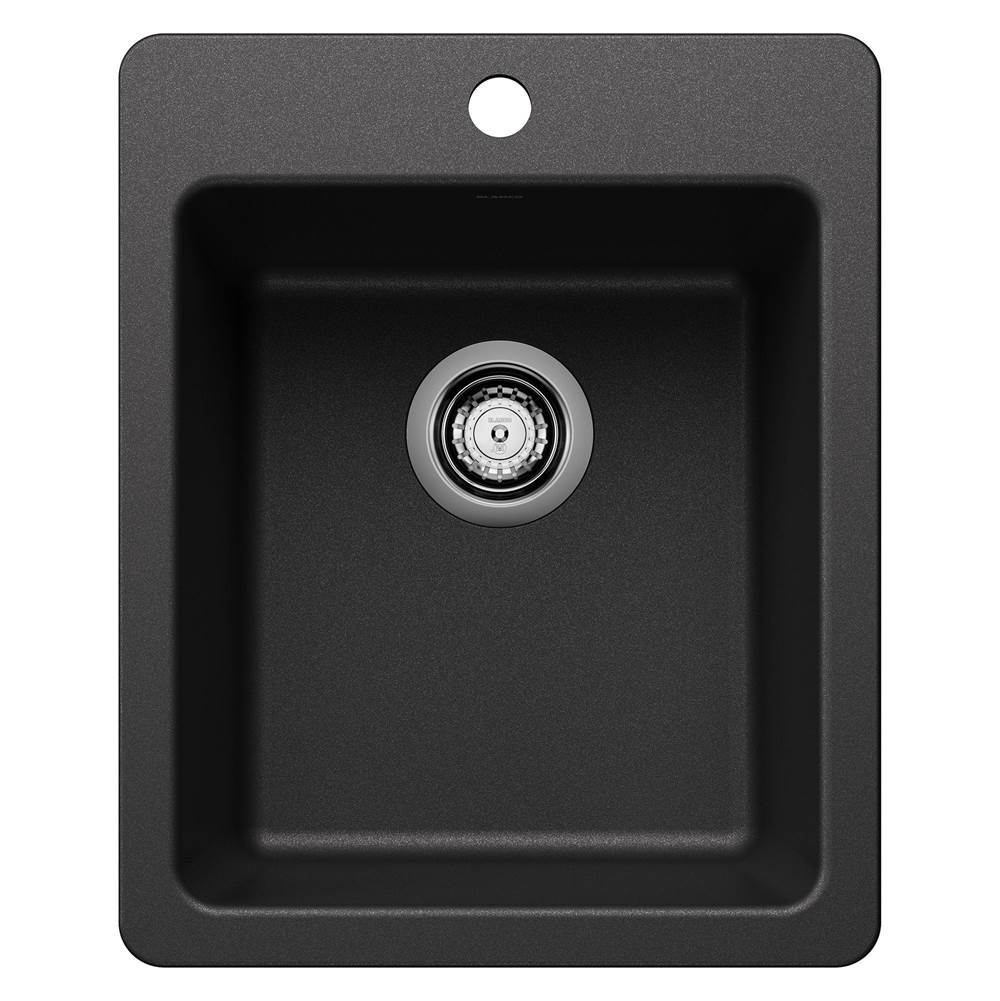 Blanco - Liven SILGRANIT 17'' Dual Mount Bar Sink - Anthracite - Anthracite