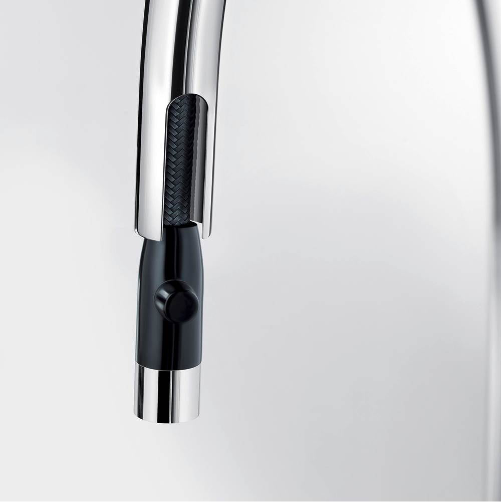 Urbena Pull-Down Dual-Spray Kitchen Faucet - Chrome