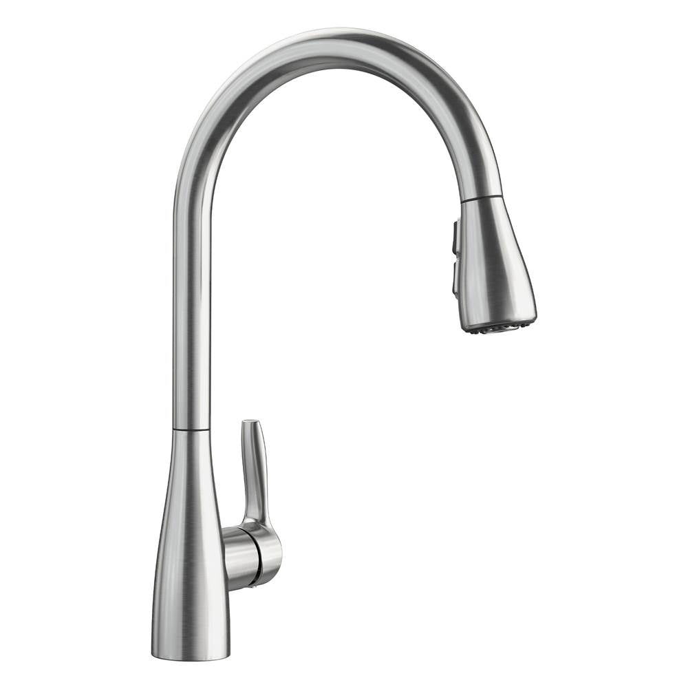 Blanco - Atura Pull-Down Dual-Spray Kitchen Faucet - PVD Steel - PVD Steel