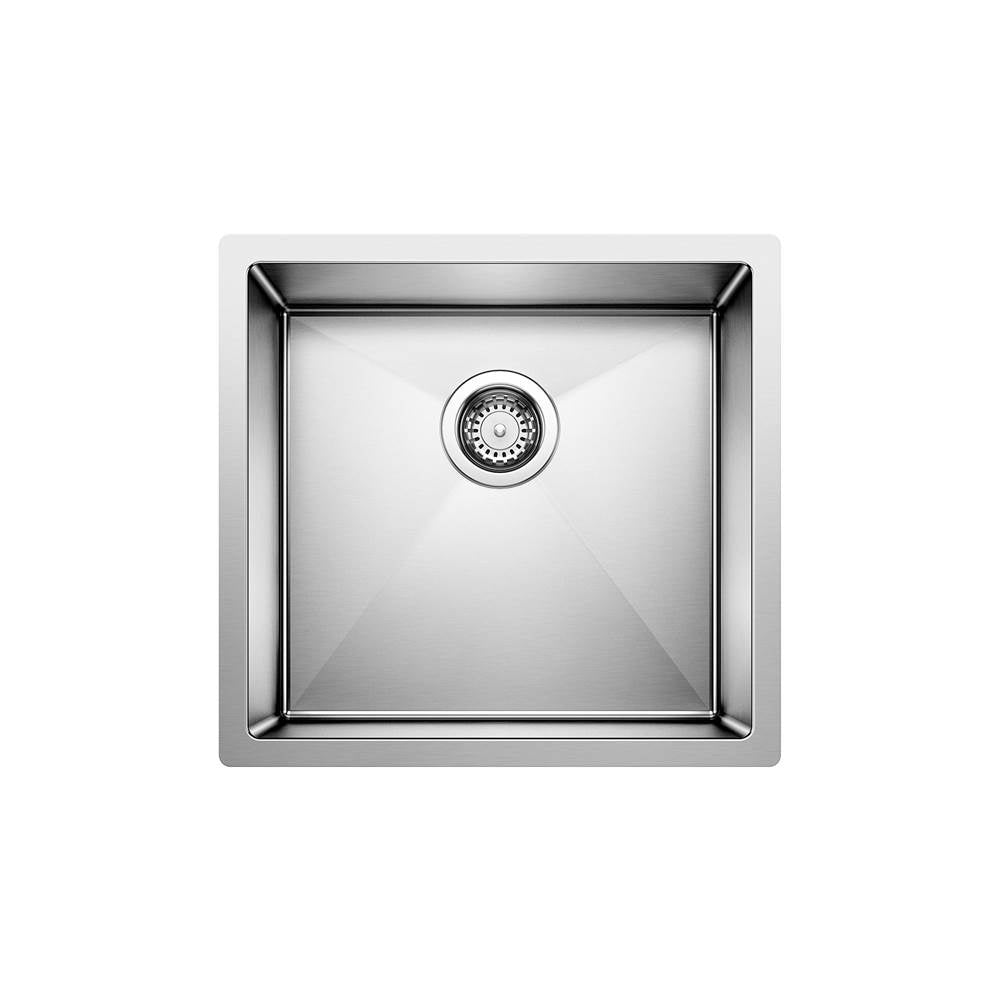 Blanco - Precision R10 19'' Single Bowl Undermount Stainless Steel Kitchen Sink - Satin Polish