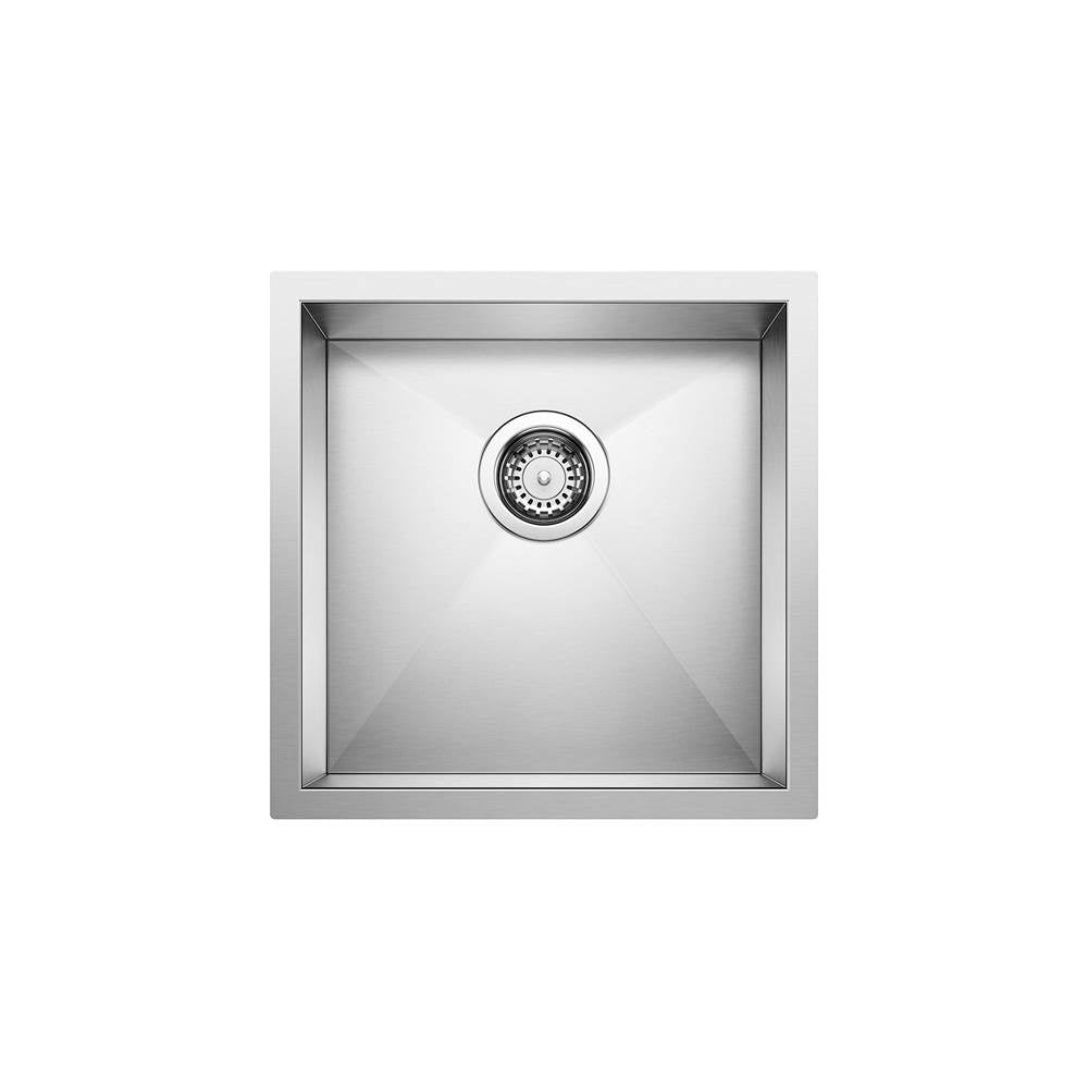 Blanco - Quatrus R0 17'' Stainless Steel Undermount Bar Sink - Satin Polish