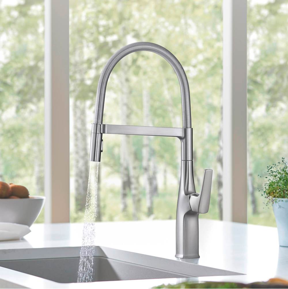 Rivana Semi-Pro Pull-Down Dual-Spray Kitchen Faucet - Chrome