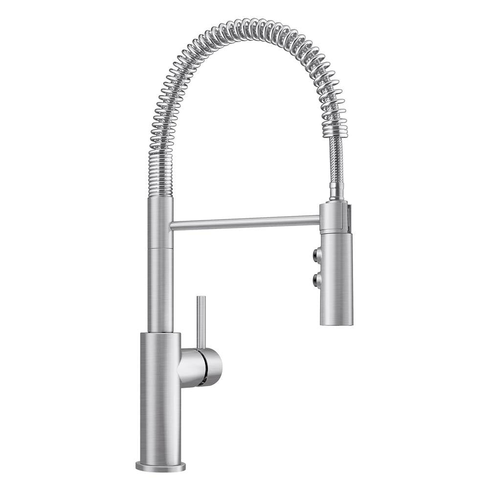Blanco - Catris Semi-Pro Pull-Down Dual-Spray Kitchen Faucet - PVD Steel - PVD Steel