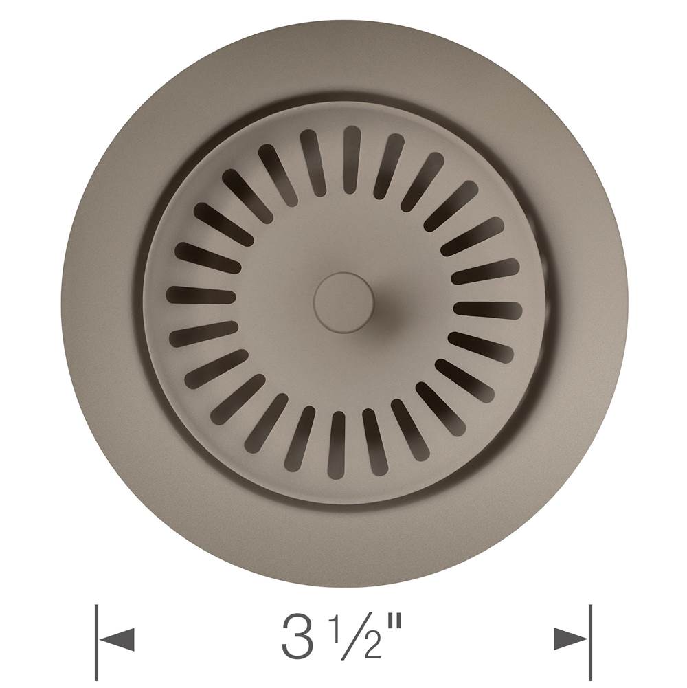 Color-Coordinated Metal Basket Strainer - White