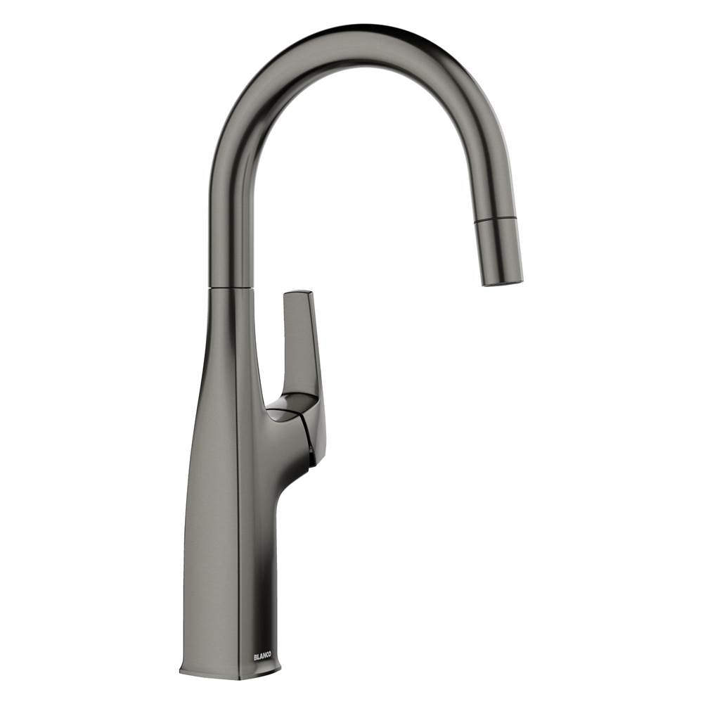 Blanco - Rivana Bar 1.5 GPM - Satin Dark Steel - Satin Dark Steel