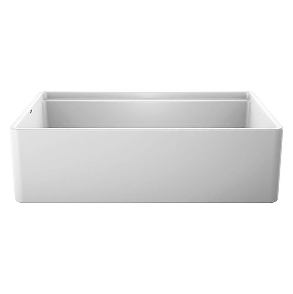 Blanco - Profina 36'' Single Bowl Apron-Front Fireclay Farmhouse Sink - White - White