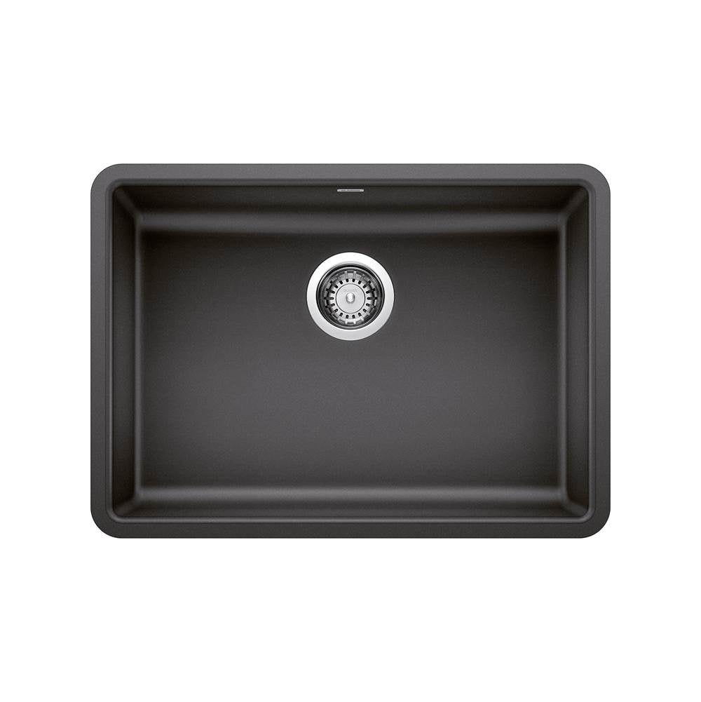 Blanco - Precis SILGRANIT 25'' ADA Single Bowl Undermount Kitchen Sink - Anthracite - Anthracite