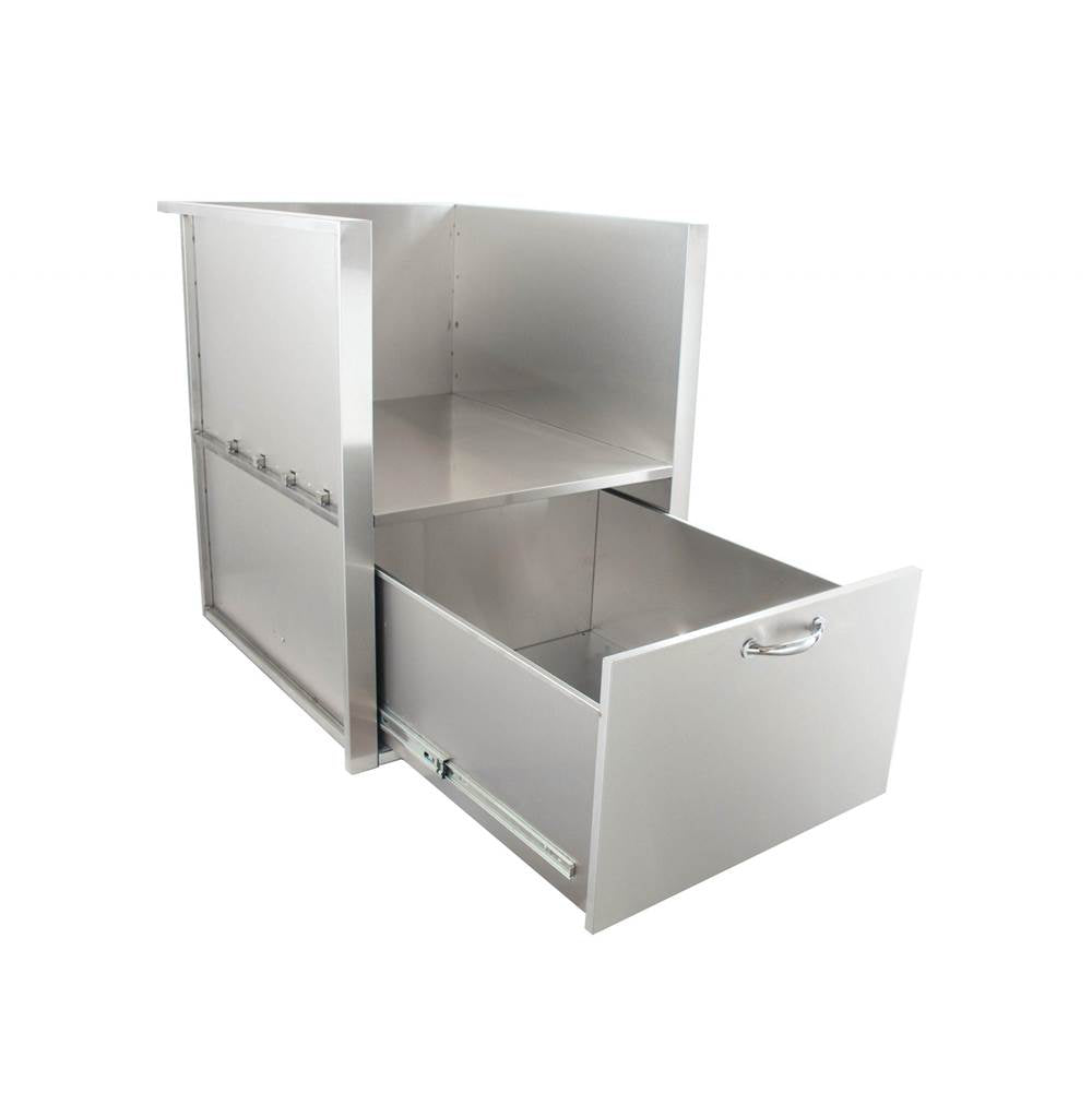 Blaze Outdoor Products - Blaze Kamado Sleeve With Drawer (Handle Change)