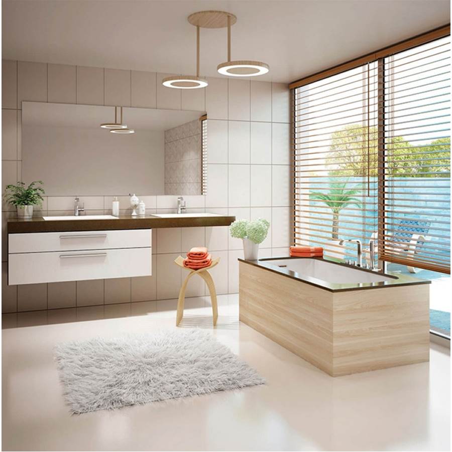 Bain Ultra - DECK 6036 RECTANGLE BIANCO DRIFT - Bianco Drift