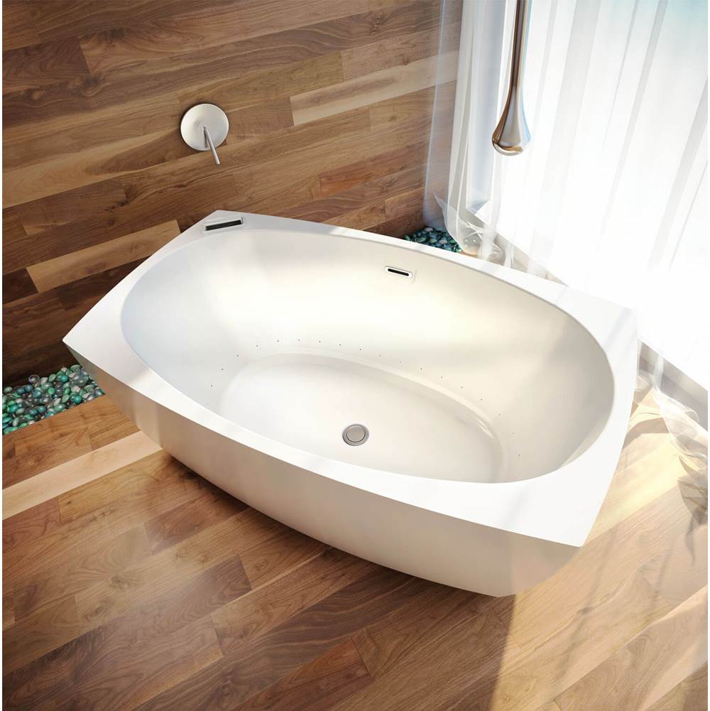Bain Ultra - ESTHESIA 6436 FS TUB BLACK/WHITE - Black/White