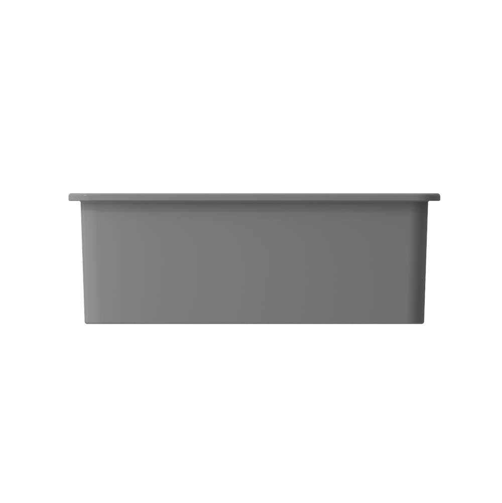 Sotto Dual-mount Fireclay 27 in. Single Bowl Kitchen Sink with Protective Bottom Grid and Strainer in White