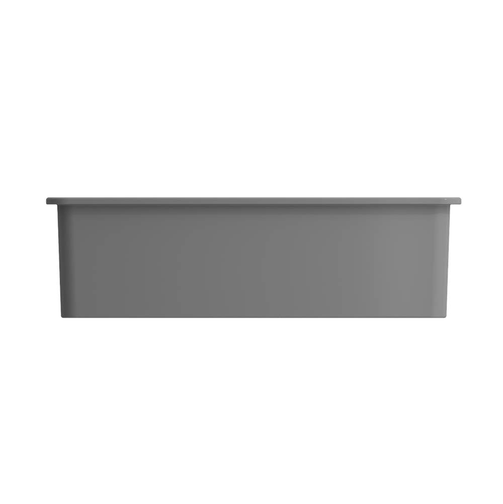 Sotto Dual-mount Fireclay 32 in. Single Bowl Kitchen Sink with Protective Bottom Grid and Strainer in White