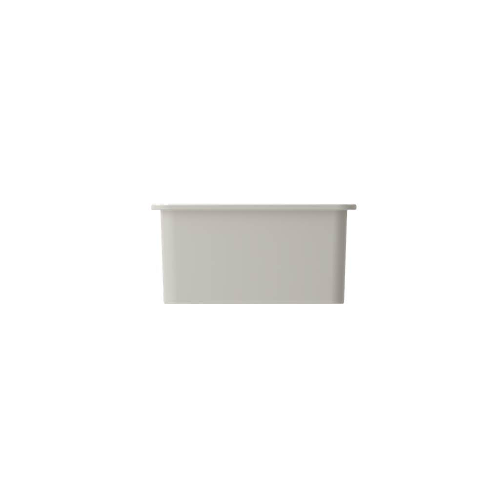 Sotto Dual-mount Fireclay 32 in. Single Bowl Kitchen Sink with Protective Bottom Grid and Strainer in White