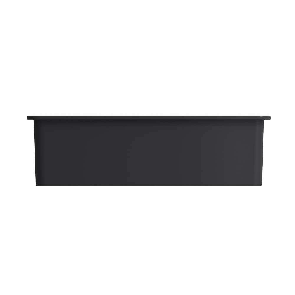 Sotto Dual-mount Fireclay 32 in. Single Bowl Kitchen Sink with Protective Bottom Grid and Strainer in White