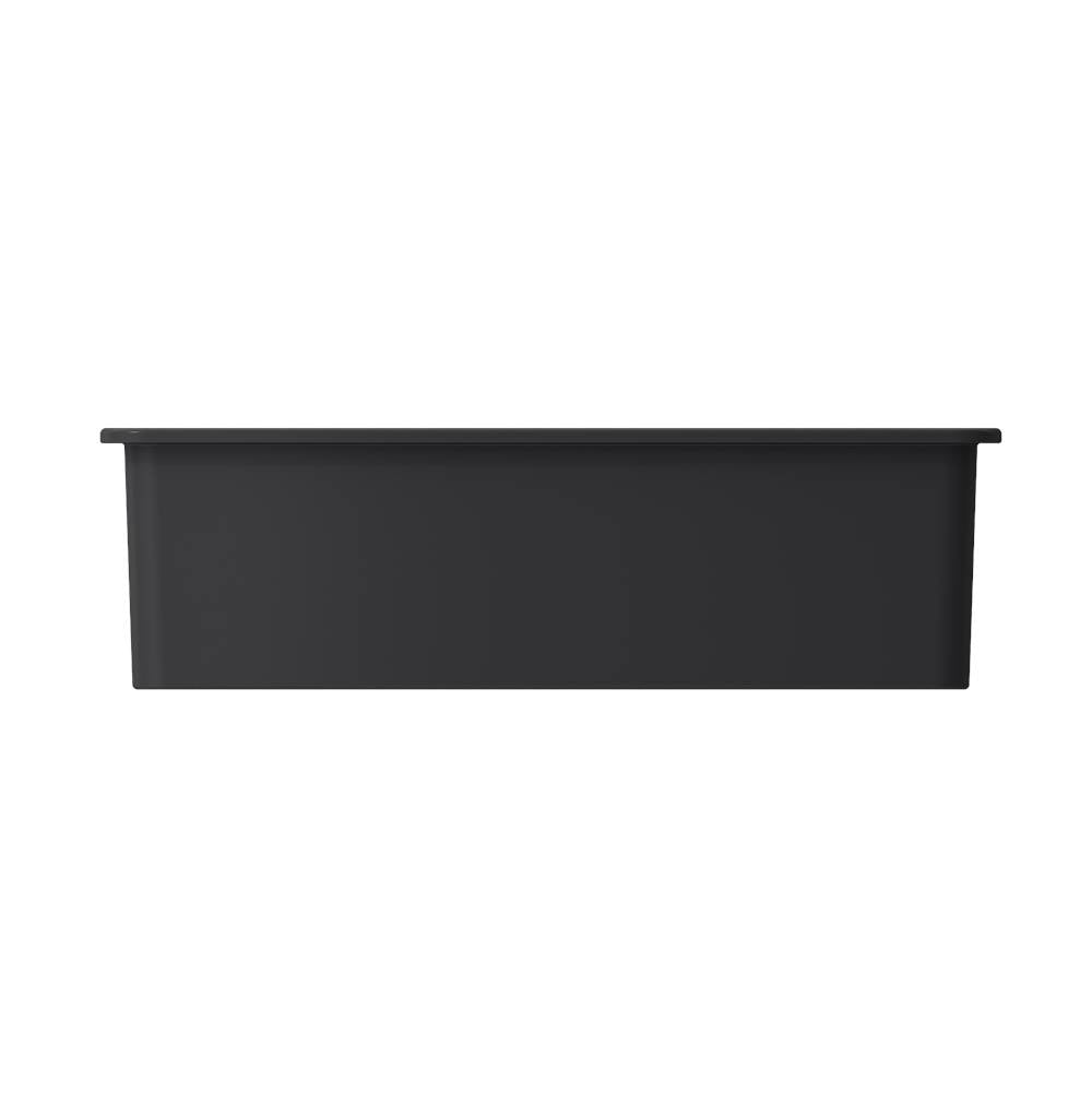 Sotto Dual-mount Fireclay 32 in. Single Bowl Kitchen Sink with Protective Bottom Grid and Strainer in White