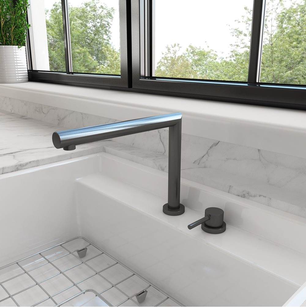BOCCHI - Baveno Move Kitchen Faucet in Gun Metal - Gun Metal