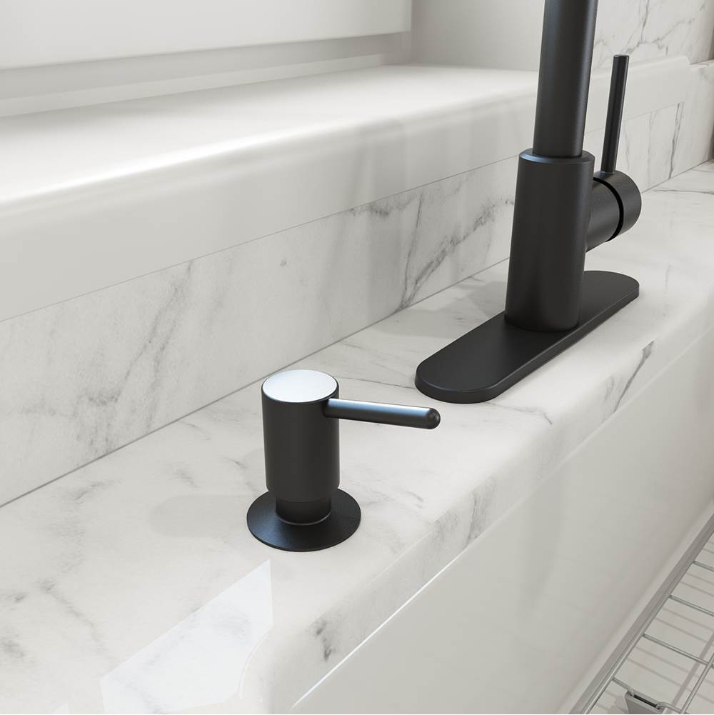 Tronto 2.0 Kitchen Soap Dispenser in Brushed Gold
