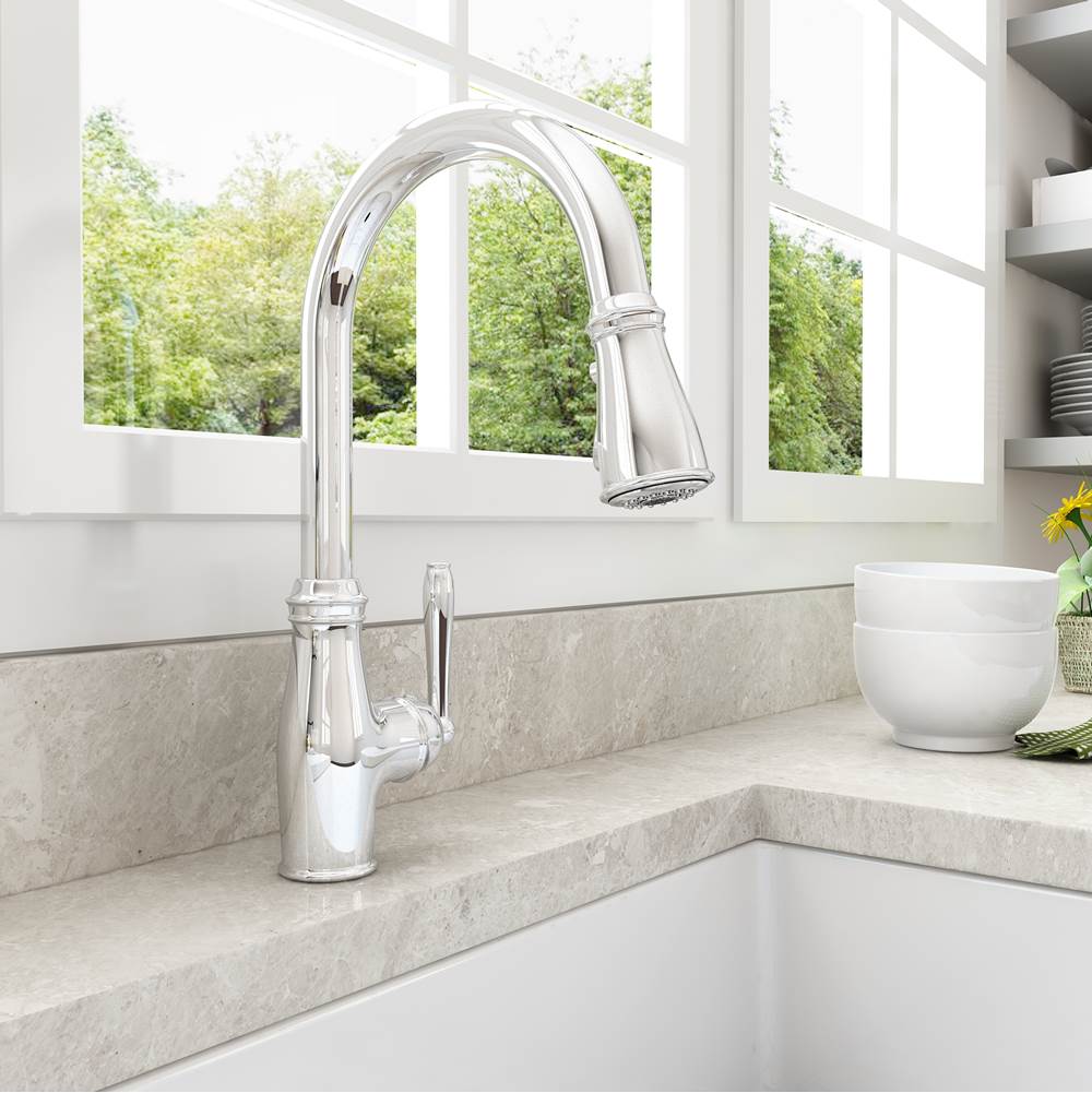 BOCCHI - Belsena 2.0 Pull-Down Kitchen Faucet in Chrome - Chrome