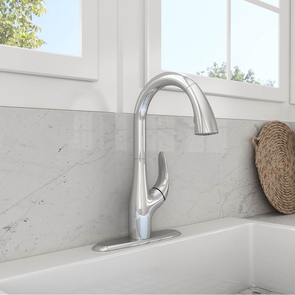 BOCCHI - Pagano 2.0 Pull-Down Kitchen Faucet in Chrome - Chrome