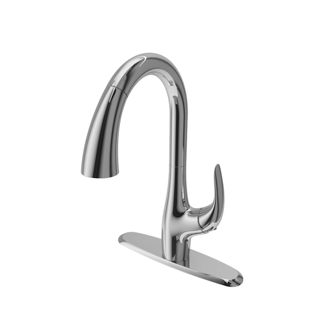 Pagano 2.0 Pull-Down Kitchen Faucet in Brushed Gold