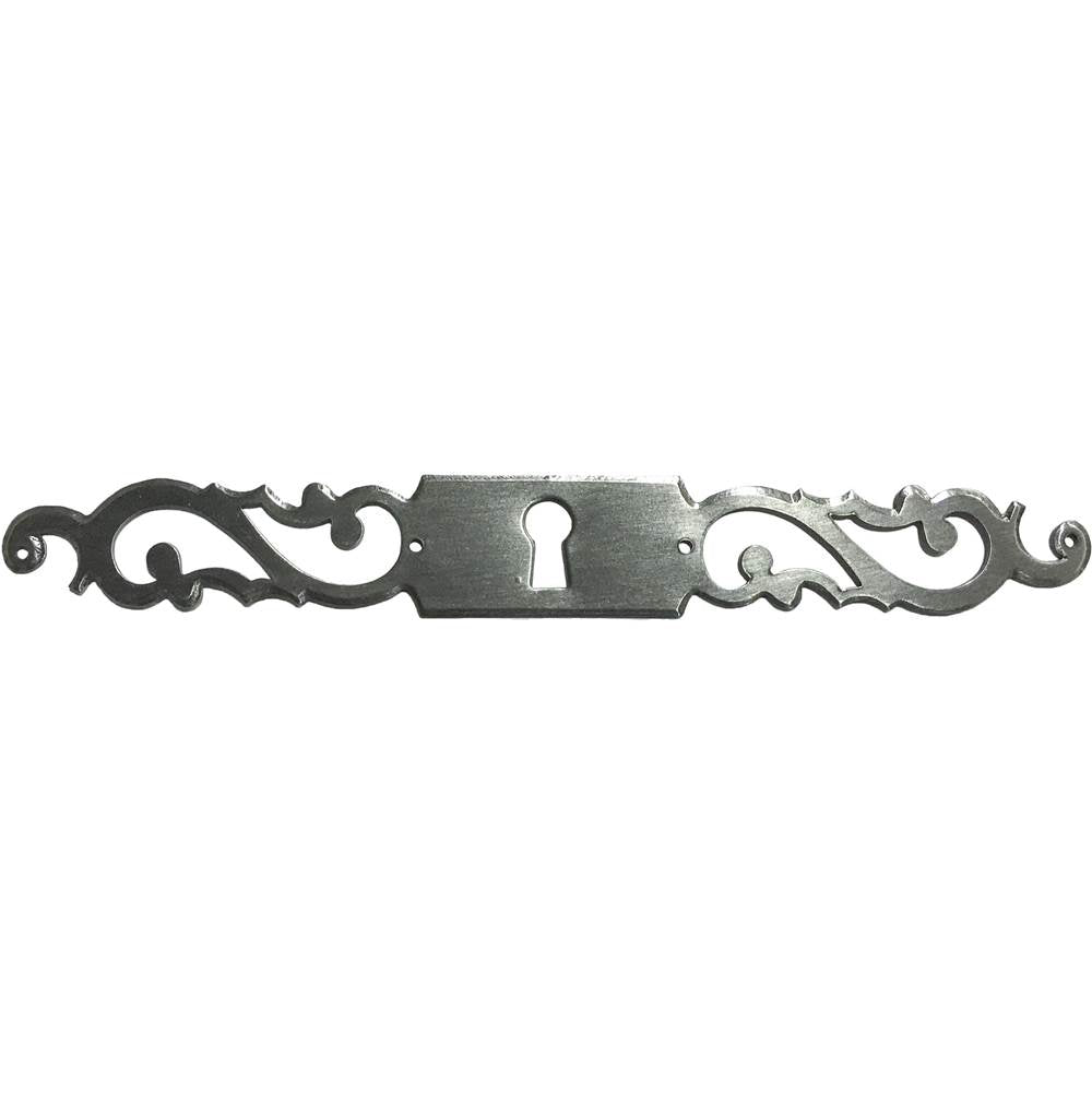 Bouvet - Classic Keyhole Escutcheon for Drawer (horizontal) - Pewter 012