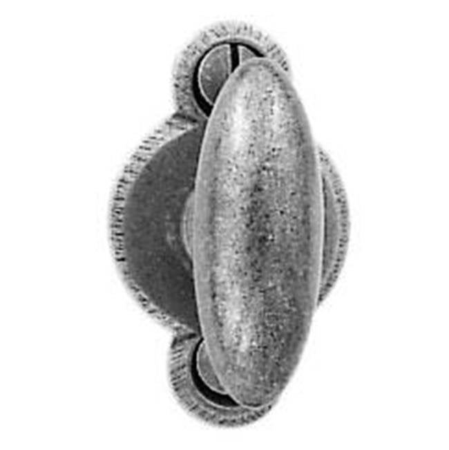 Bouvet - Locking Knob and Escutcheon - Satin Antique Brass 056