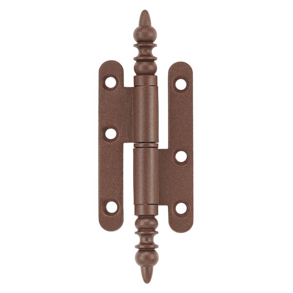 Bouvet - Paumelle Hinge/ Round end Leaves - Pewter 012