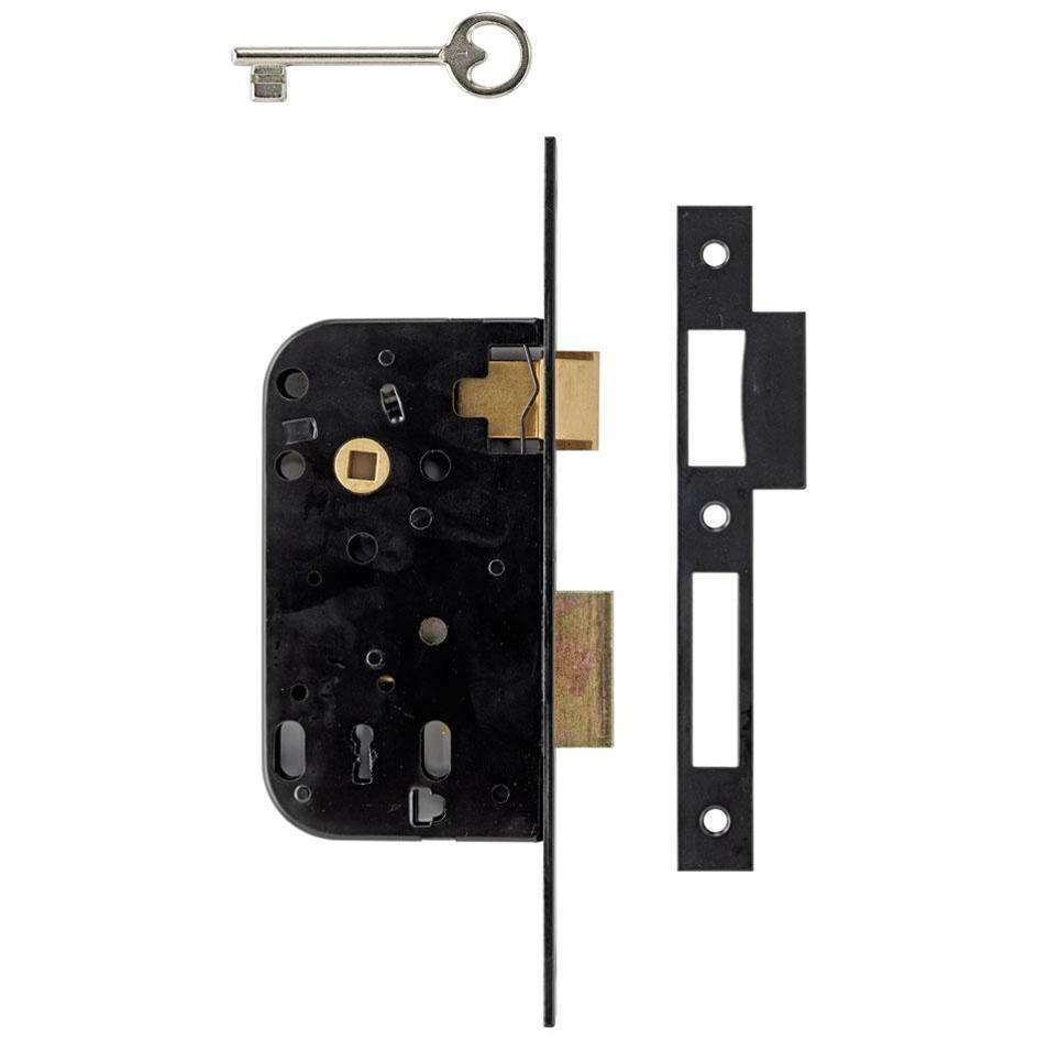Bouvet - Mortise lock - Privacy with key - Satin Nickel 044