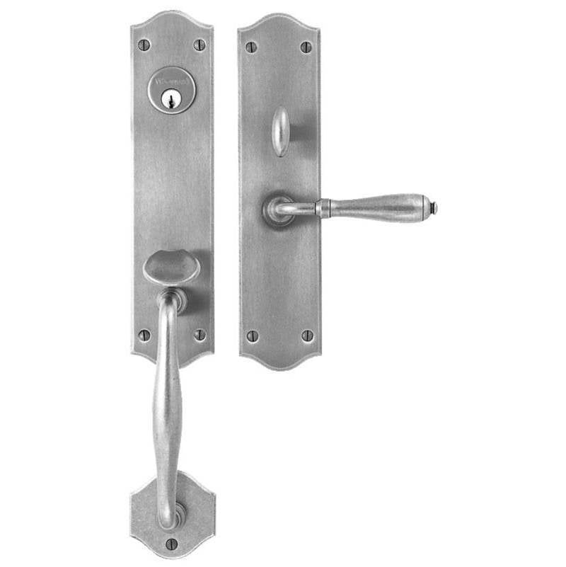 Bouvet - Valois Entrance Handle Set - Complete full dummy set - Pewter 012