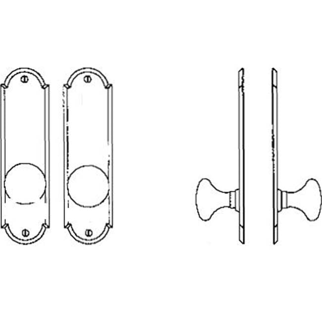 Interior Escutcheon Set - Complete single dummy set