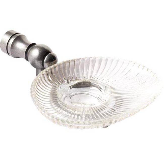 Bouvet - Soap Dish Holder (without rosette) - Pewter 012