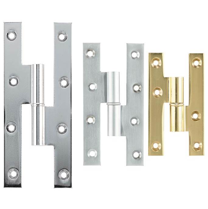 Bouvet - Paumelle Hinge for Doors - Satin Chrome 040