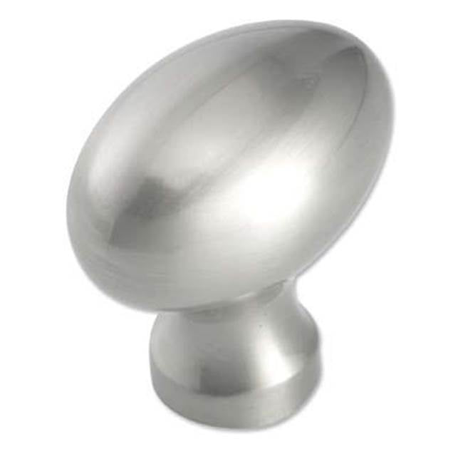 Bouvet - Oval Cabinet Knob - Satin Nickel 044
