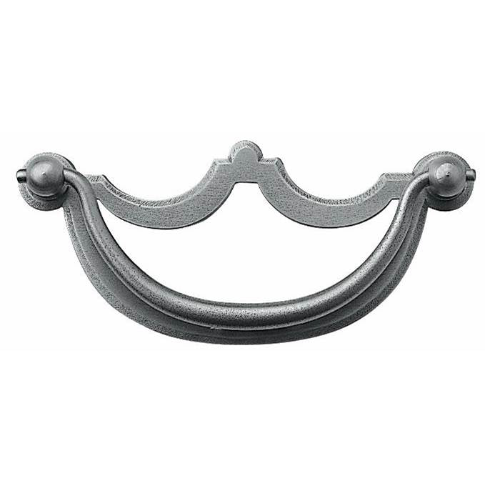 Bouvet - Drop Handle with Backplate - Pewter 012
