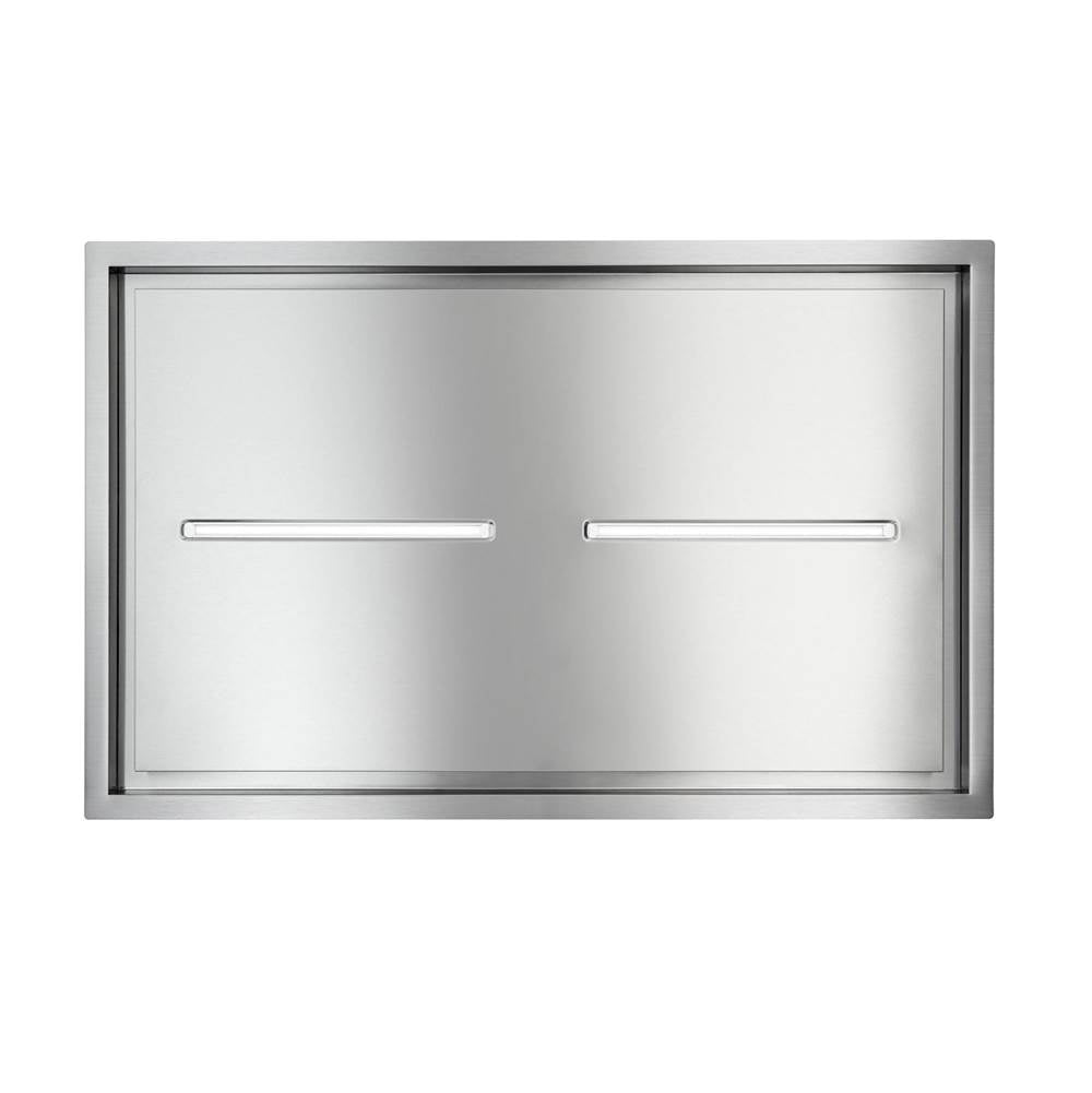 BEST Range Hoods - 43-Inch Ceiling Range Hood, Blower Sold Separately, Stainless Steel - Stainless Steel