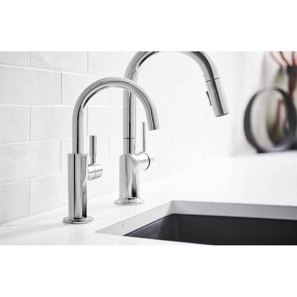 Solna Beverage Faucet with Arc Spout
