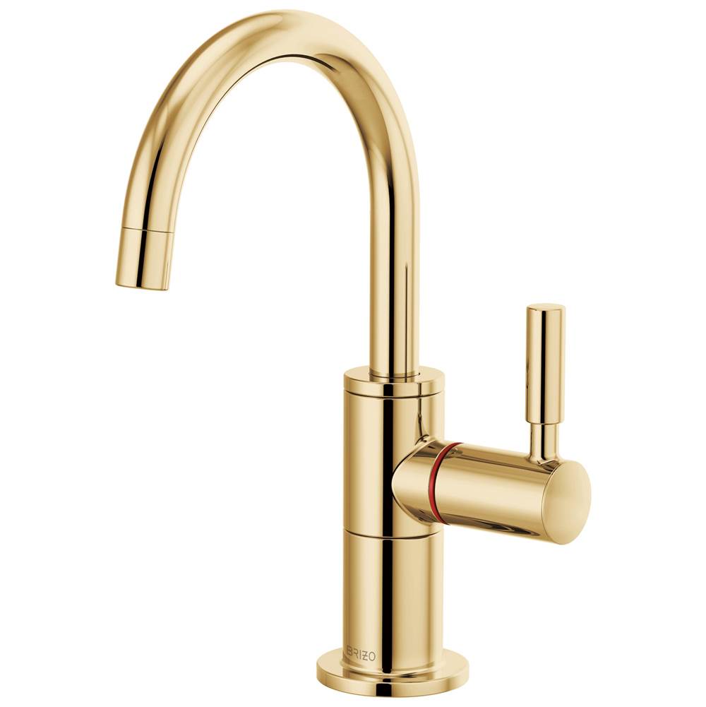 Brizo - Solna Instant Hot Faucet with Arc Spout - Polished Gold