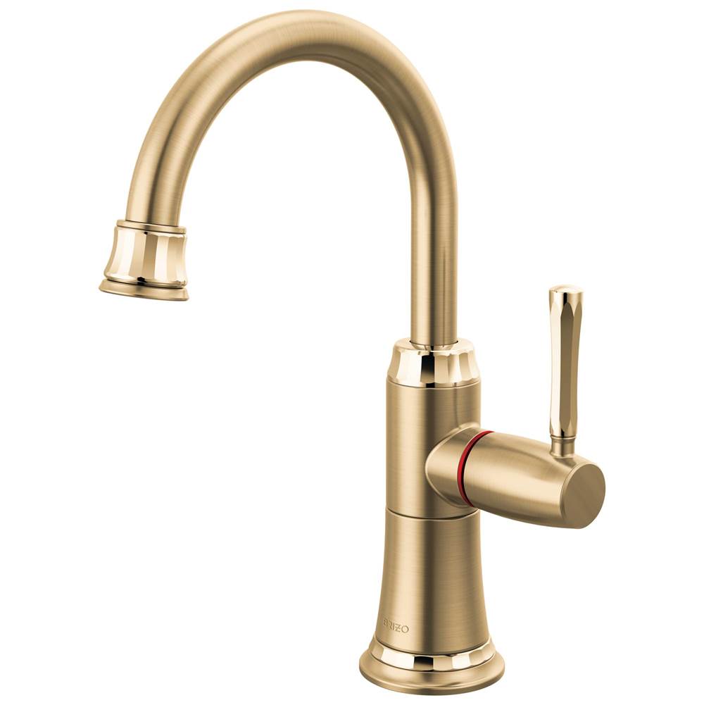Brizo - The TulhamE Kitchen Collection by Brizo Instant Hot Faucet - Luxe Gold With Polished Gold