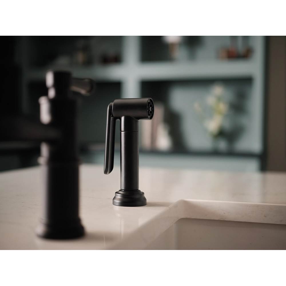 Artesso Bridge Faucet with Side Sprayer